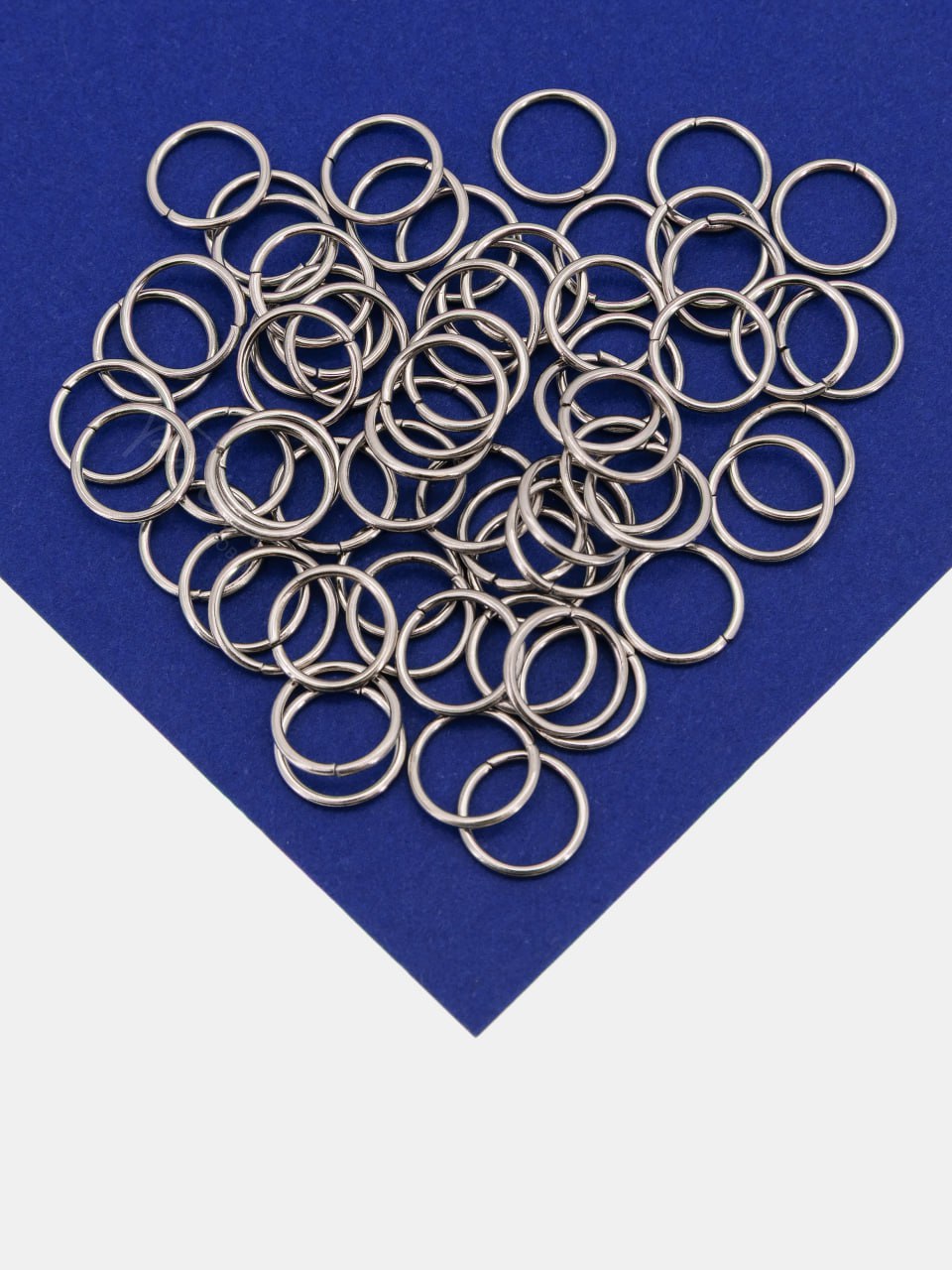 Соединительные колечки 10мм, толщина 1мм, 10х1мм, 10гр (60-70шт), сталь, ОПТ125