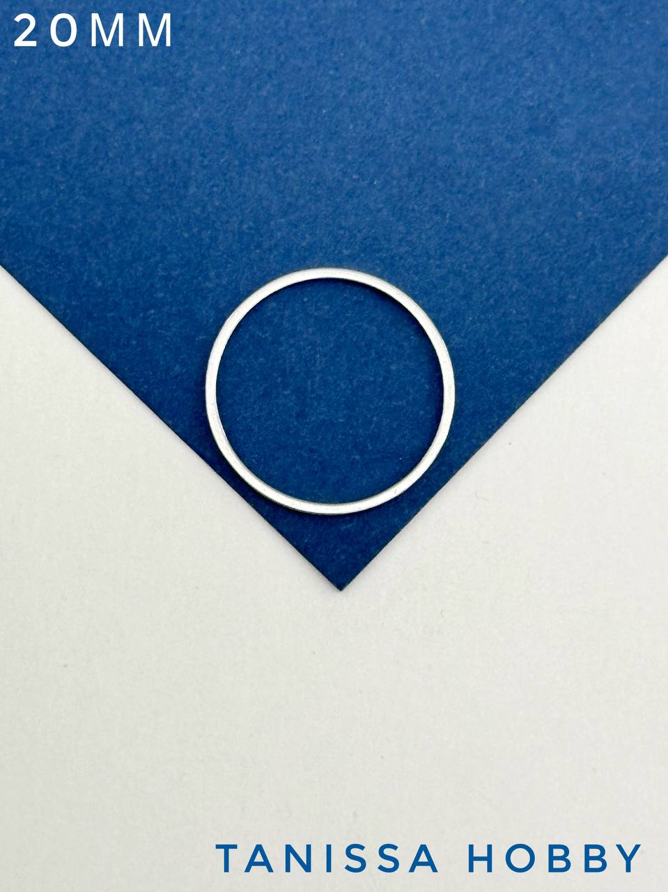 Коннектор круг кольцо 20мм, сталь, Ч621