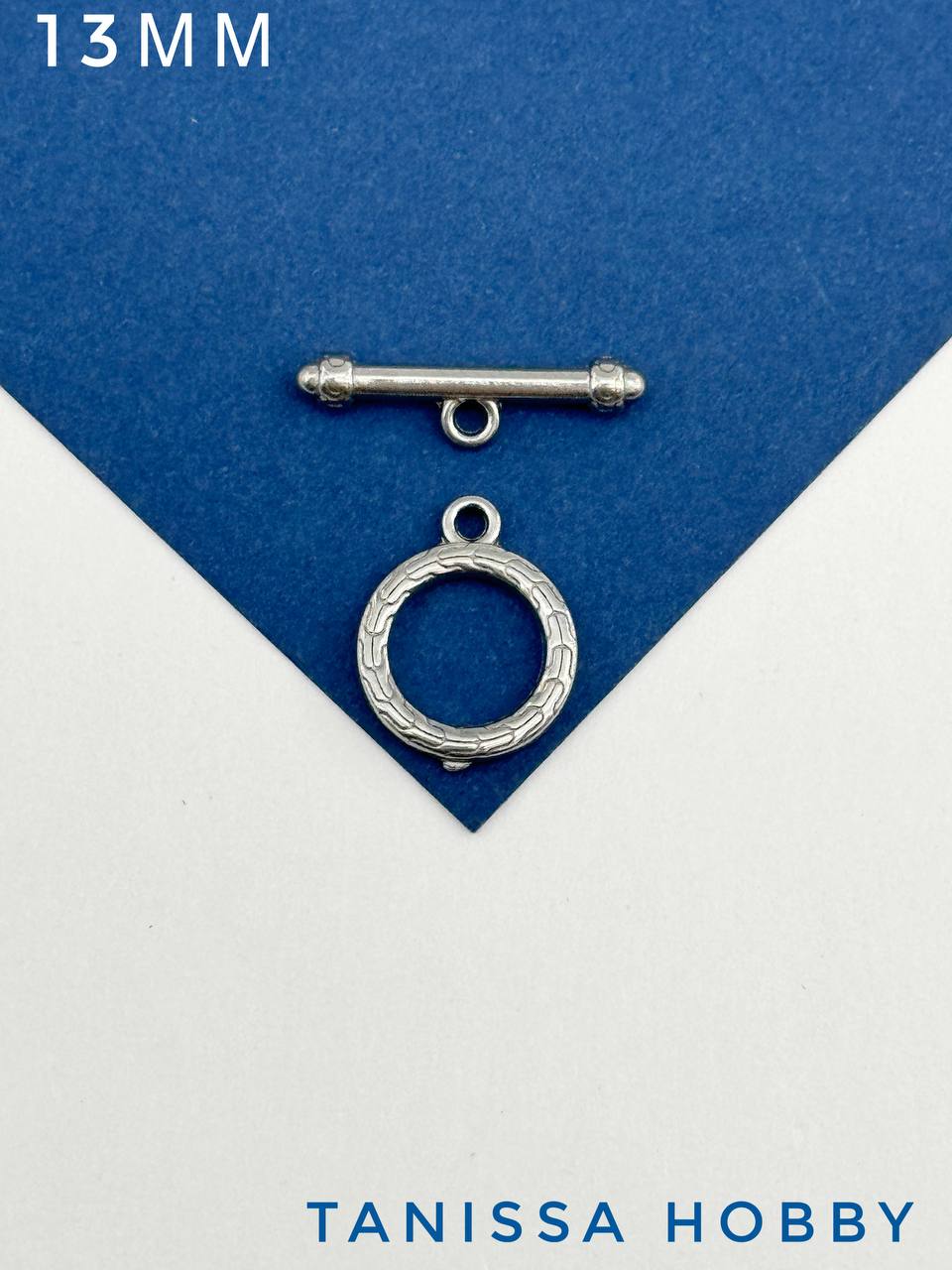 Замочек тогл, 13мм, сталь, Ч323