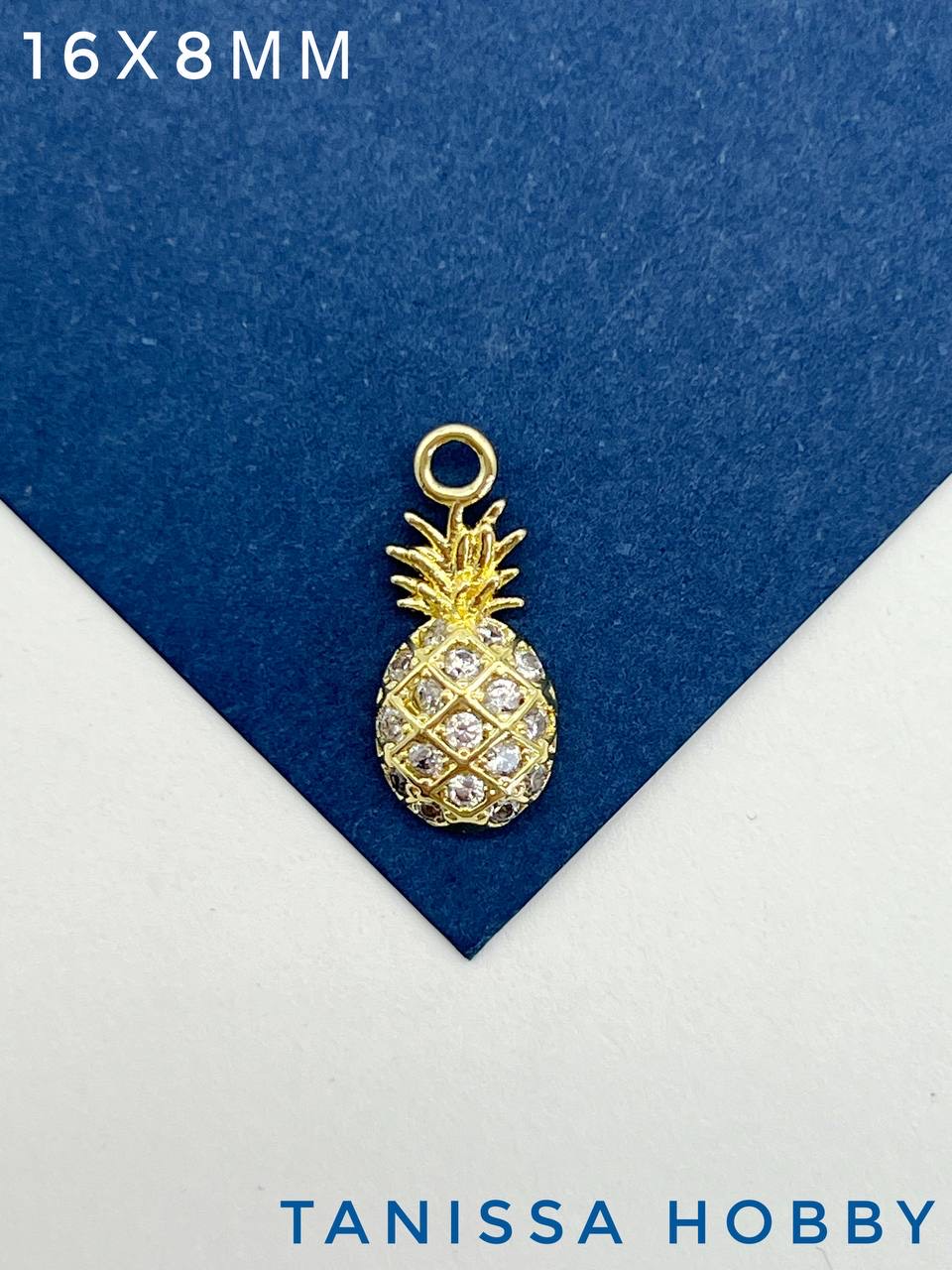 Подвеска ананас, позолота, Р511
