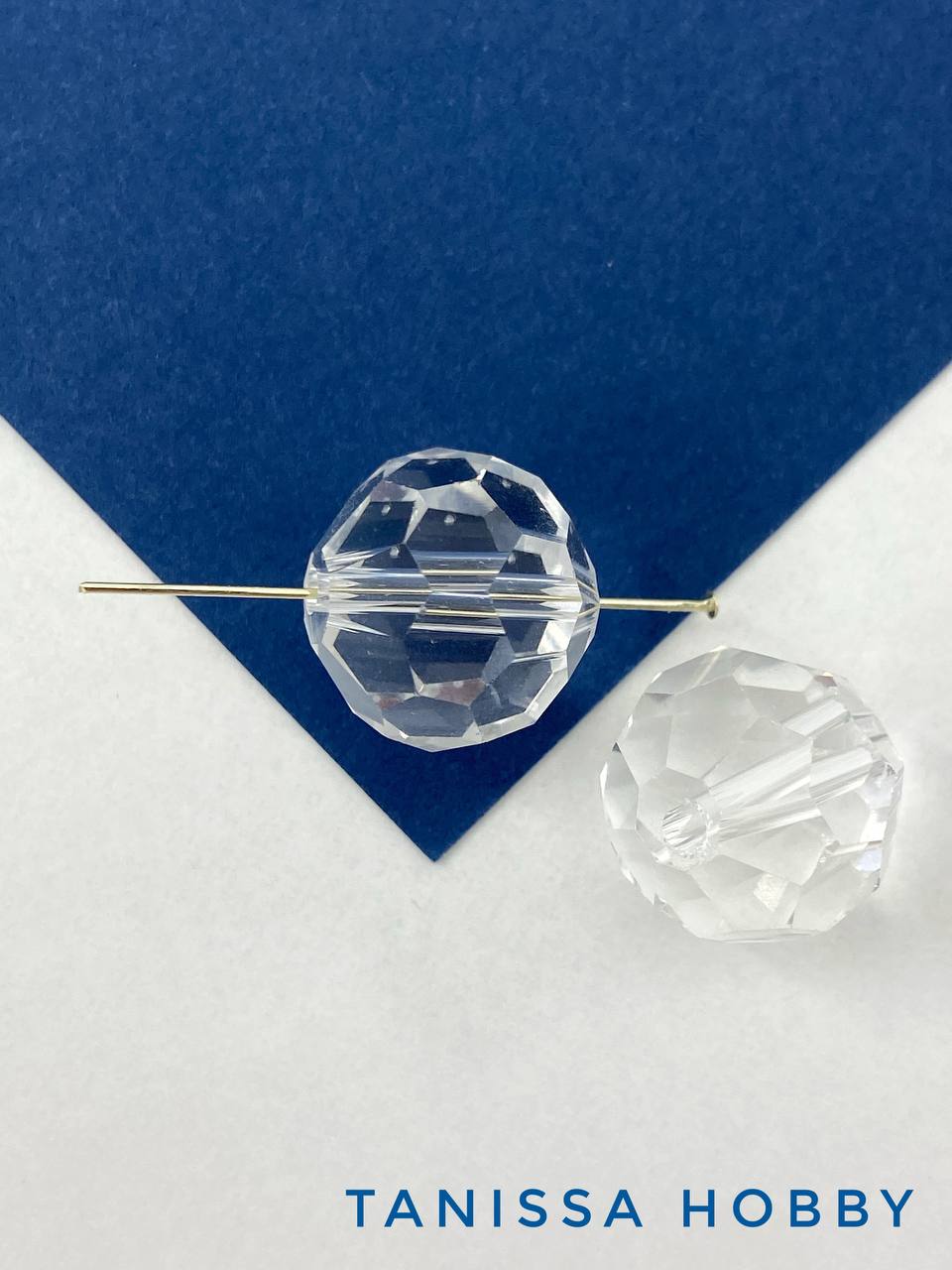 Бусина шар, интерьерный кристалл, 14мм, хрусталь, ЛС054