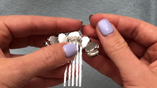 Мастер-класс по изготовлению гребня из страз в кастах