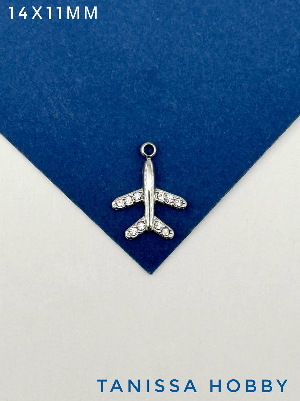 Подвеска самолет, 14х11мм, сталь, Ч721