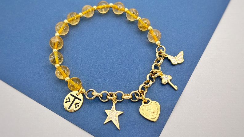 Мастер-класс браслет на резинке. Нейлоновая эластичная нить.