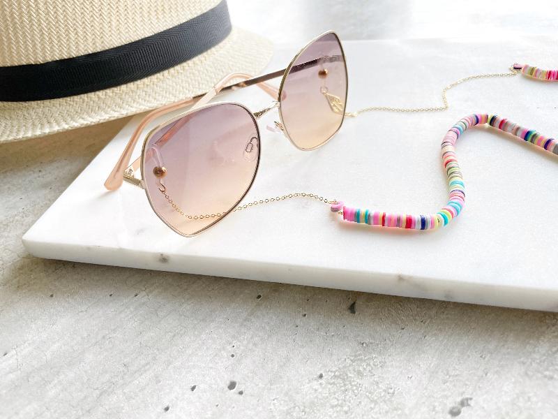 Мастер-класс Цепочка для очков с каучуком своими руками, туториал, DIY