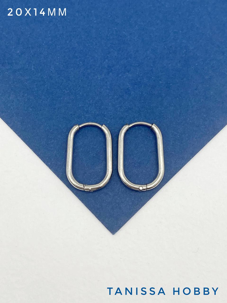 Швензы конго овалы 20х14мм, сталь, Ч931