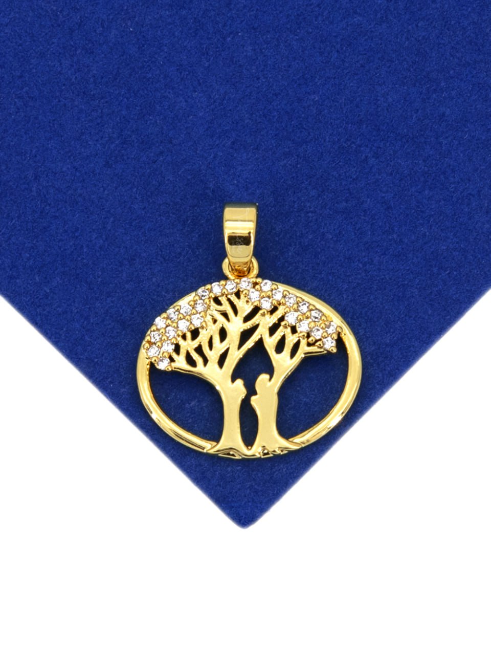 Подвеска дерево, позолота, А012