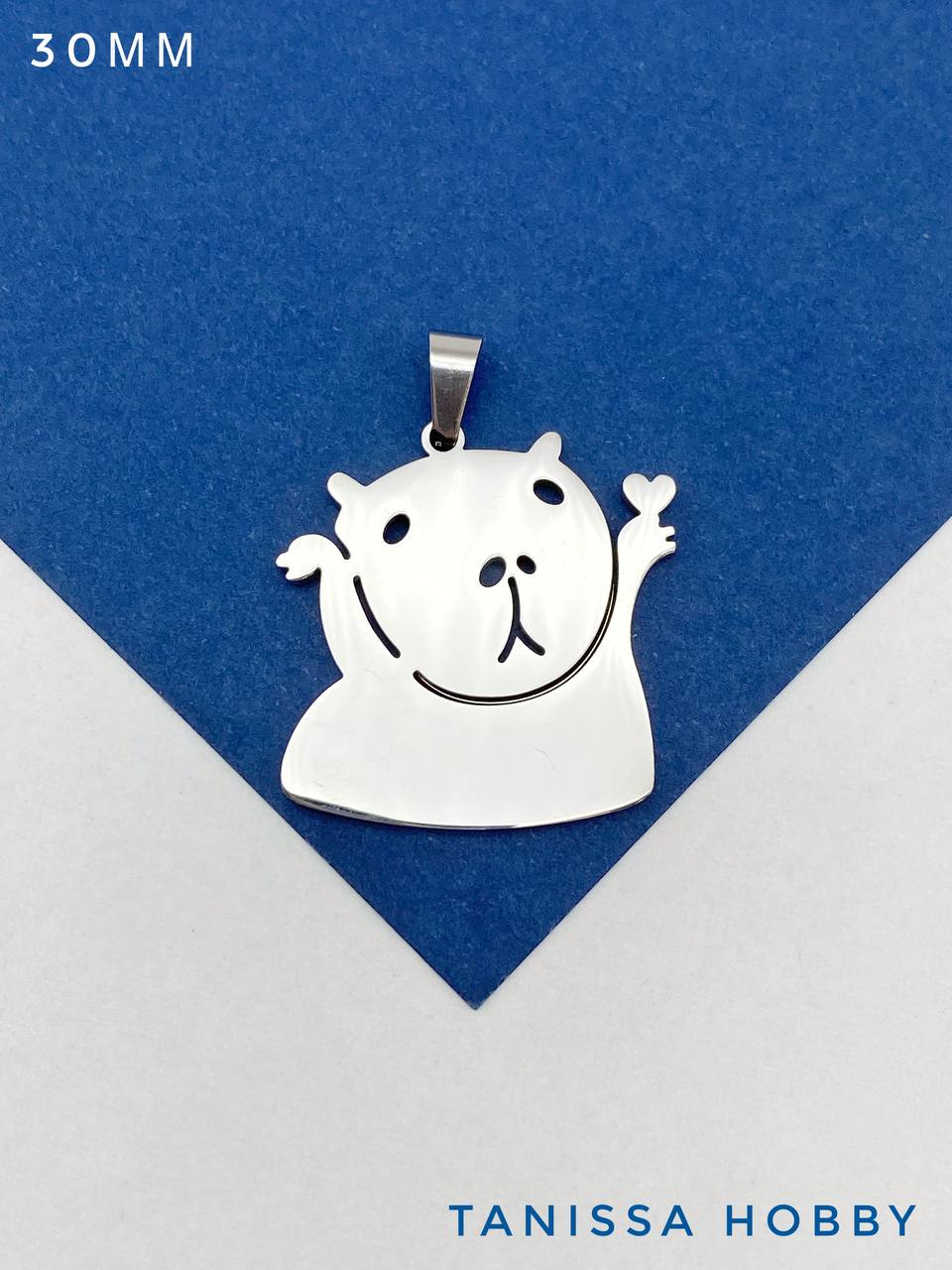 Подвеска капибара 30мм, сталь, Ш305