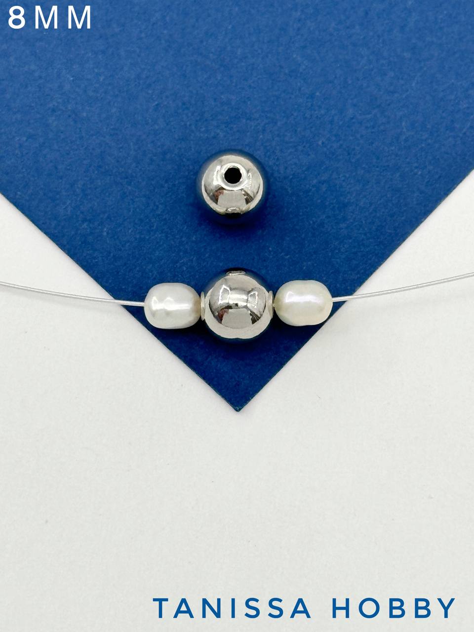 Разделители для бусин 8мм, ШТУКА, сталь, Ч212