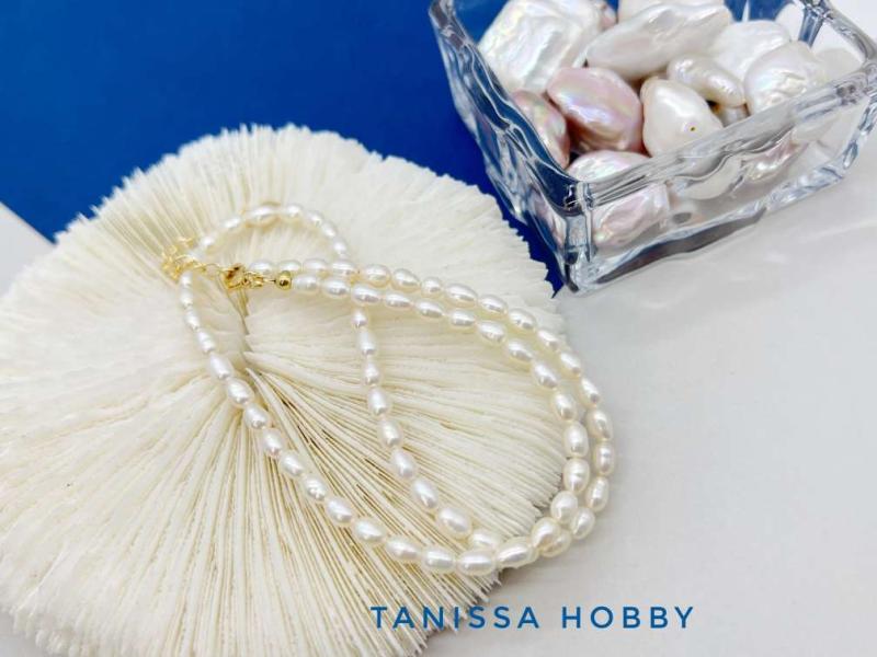 Чокер  своими руками из жемчуга