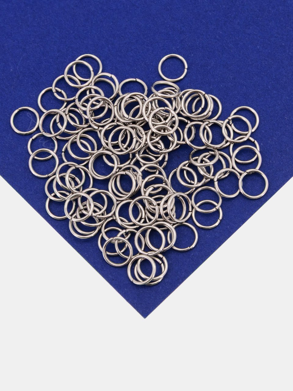 Соединительные колечки 6мм, толщина 0,7мм, 6х0,7мм, 5гр (100-105шт), сталь, ОПТ126