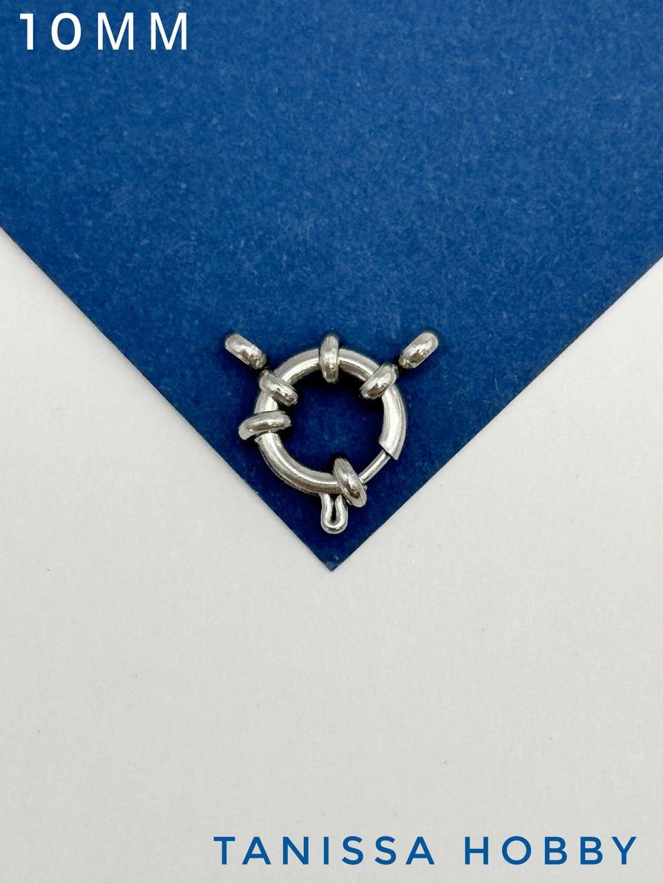 Карабин замок, 10мм штурвал, сталь, Ч311