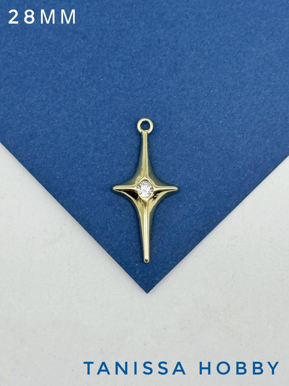 Подвеска полярная звезда, Категория В, позолота, А124