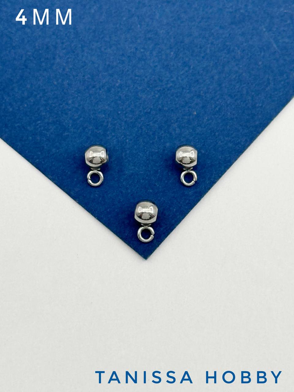 Бейл держатель для подвеса, 4мм, сталь, Ч328