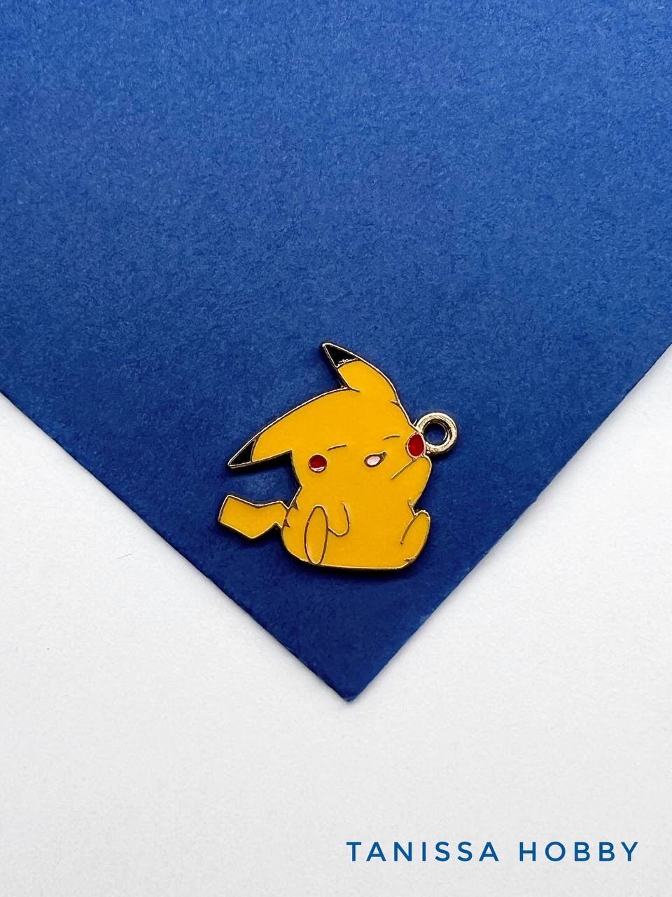 Подвеска покемон пикачу, желтый, позолота, А302