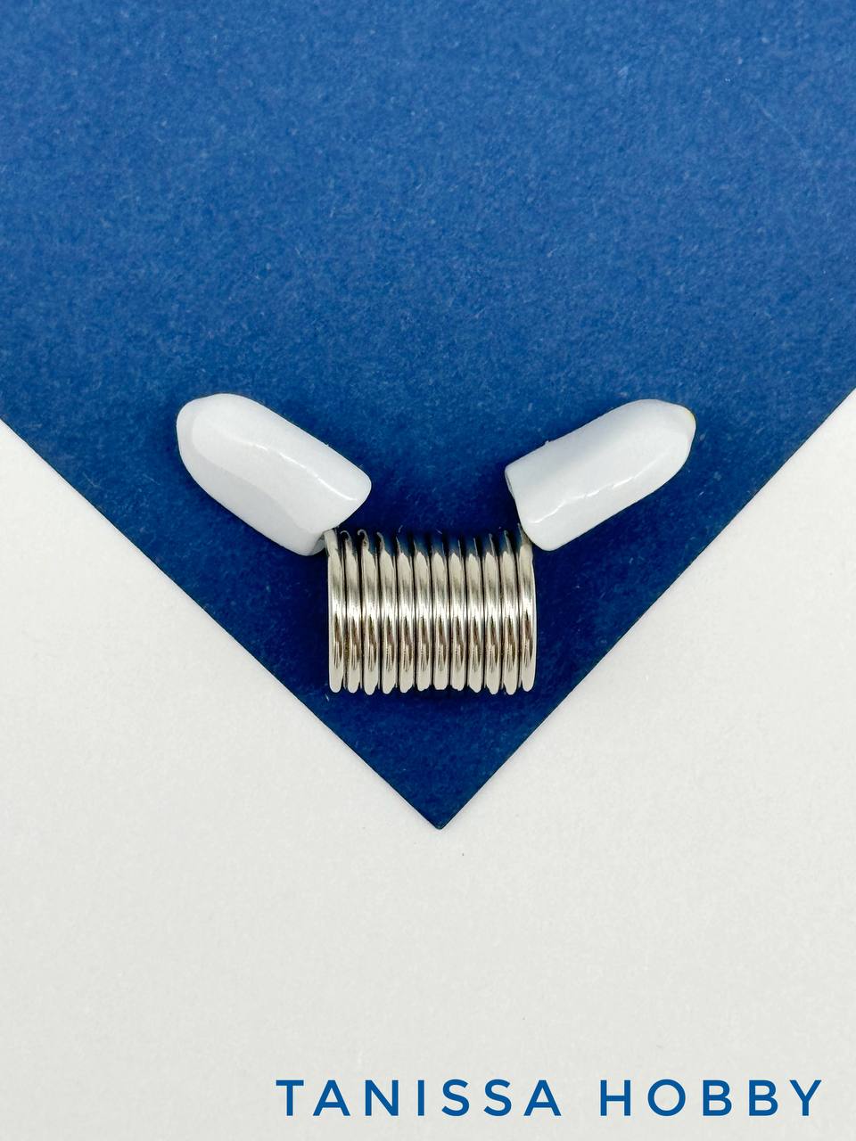 Зажим стоппер пружинка для бисера, тросика и нити, ШТУКА, И07