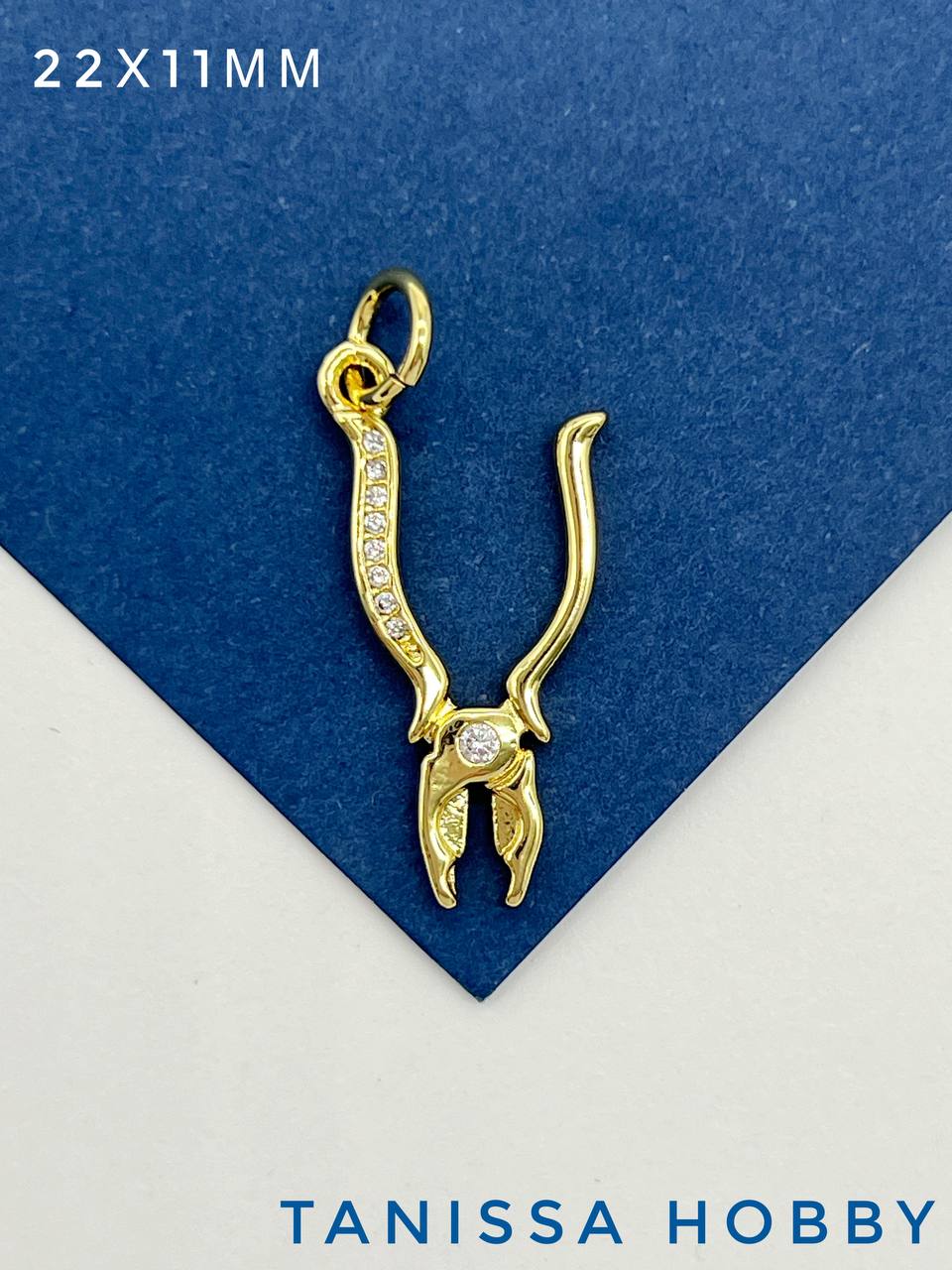 Подвеска инструмент, позолота, С209