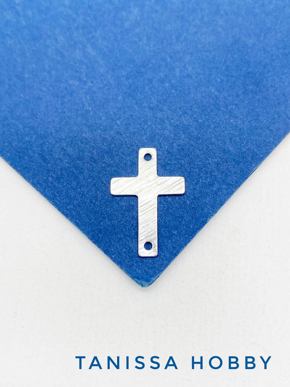 Коннектор крест, родий, Ю.Корея.С217