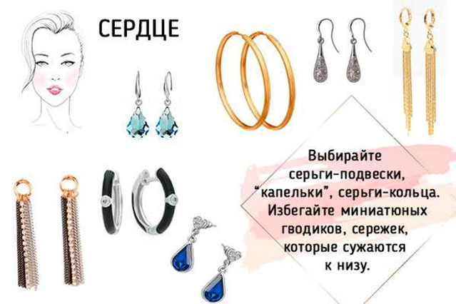 Лицо в форме сердца