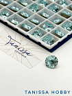 Кристалл шатон Aquamarine, 8мм, Tanissa Crystals, СТ309